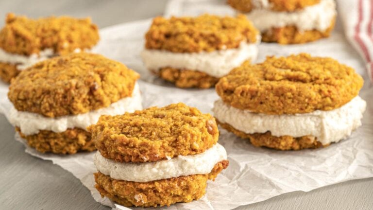 Carrot Cake Cookies with Cream Cheese Frosting