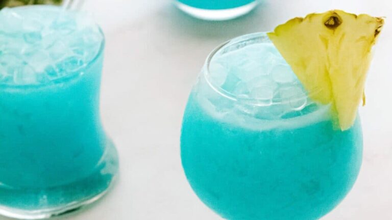Delicious Blue Hawaiian Mocktail recipe