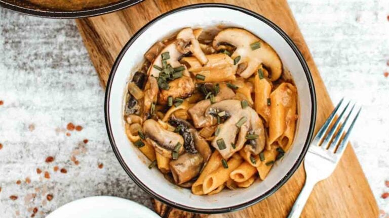 Creamy Vegan Mushroom Stroganoff